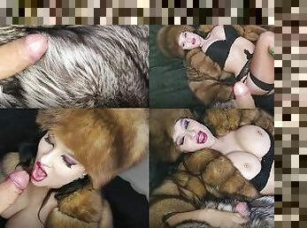 Promo: Man found my fur coat and cum on it