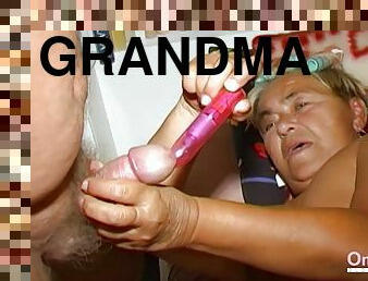 grand-mère, masturbation, amateur, mature, fellation, granny, maison, gangbang, trio