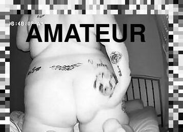 röv, amatör, milf, bbw, ensam, tatuering