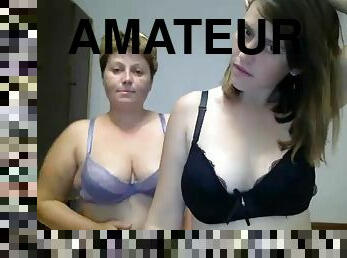 Mom daughter webcam