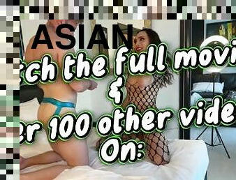 asien, arsch, groß-titten, doggy, transsexueller, anal-sex, immens-glied, tief-in-die-kehle, ladyboy, küssen