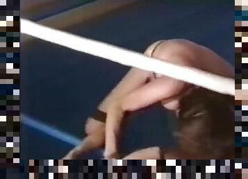 tettone, capezzoli, lesbiche, doppie, wrestling, penetrazione, topless