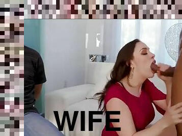 Hot wife gets square with her cuck husband