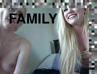 avsugning, milf, tonåring, hardcore, mamma, trekant, familj, blond, söt-sweet