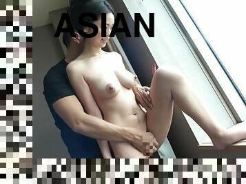 asien, muschi, hautenge, dilettant, babe, blasen, junge, schwer, japanier