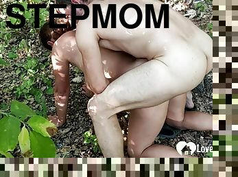 levrette, maman-et-garçon, amateur, hardcore, maison, maman, brunette