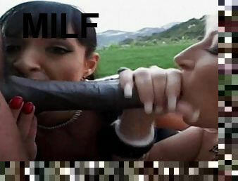 cul, gros-nichons, fellation, énorme-bite, interracial, milf, hardcore, classique, black, horny