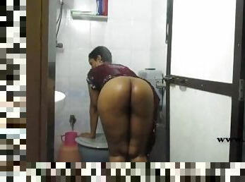 bañando, indio, novia, tía, universidad, ducha