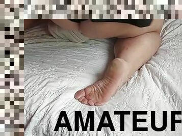 gordo, masturbação, amador, adolescente, bbw, bochechuda, pés, suja, pov, fetiche