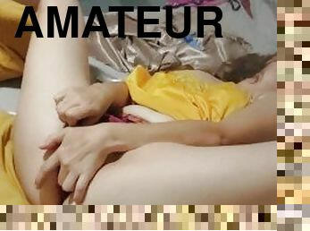 RUSH - Amateur français, levrette, lingerie en satin, sexe habillé, pipe, anulingus