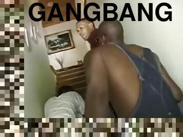 Home invasion gangbang