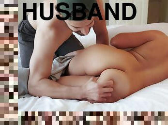 Sexy Boricua Husband Wakes Up His Wife  - Straight