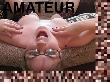 doggy-style, masturbation, kontor, fitta-pussy, amatör, anal, brudar, fingerknull, sprut, vått