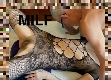 Milf loves new sex pillow