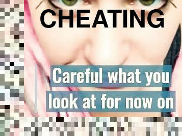 Message from your girlfriend She decided you jerking to porn is cheating now you are fucked