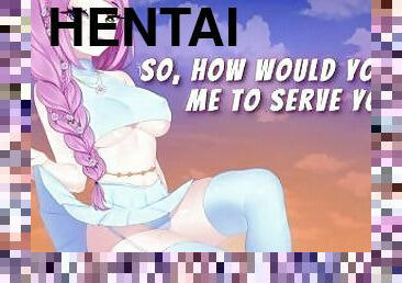 Submissive Flight Attendant Eagerly Serves Your Every Need [Service Sub] [Animated] [Audio Hentai]