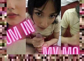 amatir, blowjob-seks-dengan-mengisap-penis, cumshot-keluarnya-sperma, remaja, pasangan, sudut-pandang, sperma, cantik, realitas