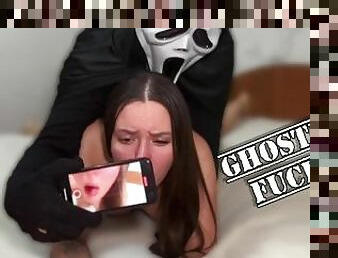 Blowjob for Ghostface fucked my pussy and ass????