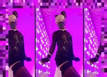 Femboy music video - sissy dance in pink panty