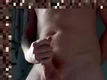 Ginger Boy masturbation in bathroom