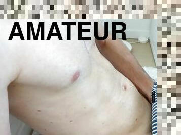 énorme, masturbation, amateur, énorme-bite, ejaculation, solo, bite