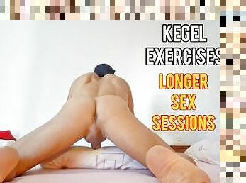Hot Guy Demonstrates Kegel Exercises for Stronger Orgasms and Longer Sex Sessions