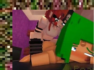 Ellie Pegs Lou (Minecraft Animation)