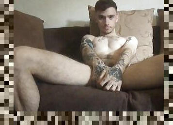 Hairy tatted flexing