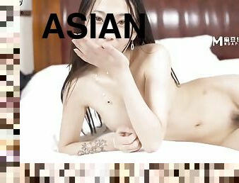 asiático, adulterio, cuatro-patas, masturbación, esposa, adolescente, hardcore, marido, jóvenes18, bukkake