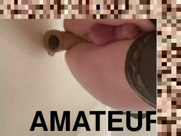 bad, amatör, gigantisk-kuk, gay, strumpor, ritt, dildo, fetisch, dusch, ensam