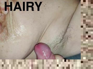 Quick cum on hairy armpits