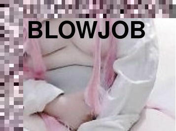 Pov I give you the best blowjob of your life (Human My melody pov)