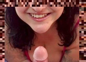 tetas-grandes, enorme, amateur, mamada, pareja, regordeta, regordeta-chubby, facial, natural, tetas