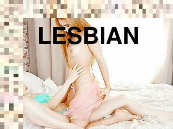 lesbisk, tonåring, fingerknull, vått, små-bröst, retande
