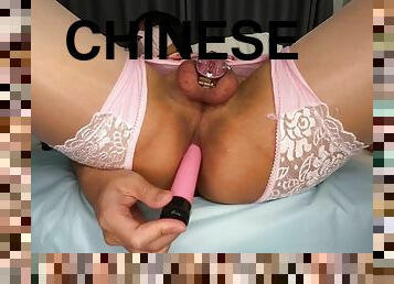 asiatisk, masturbation, strumpbyxor, shemale, amatör, anal, leksak, hardcore, thailändsk, trosor
