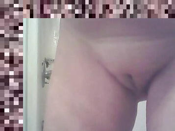 Up close MILF pussy and ass after shower. Hidden Cam