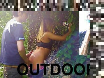 Outdoor sex with amateur video for memory