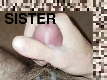 svær, onani, orgasme, amatør, anal, cumshot, tenåring, cum, søster, dildo