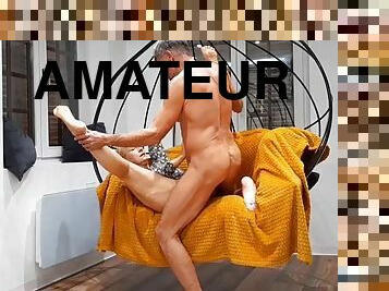 Amateur blonde mature sex games in stockings