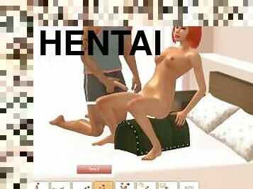 doggy, muschi, dilettant, anal-sex, blasen, spielzeug, anime, hentai