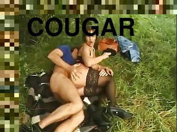 en-plein-air, public, fétiche, cougar, en-nylon