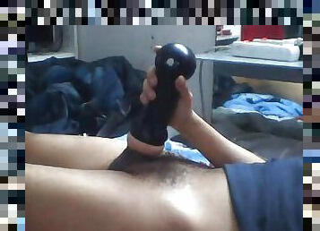 masturbieren, hautenge, dilettant, spielzeug, homosexuell, creampie, junge18, kamera, allein, milch