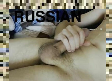 guy cums on belly -ARTEM SUCHKOV