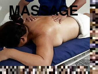 Massage and lick tits for delicious mature woman