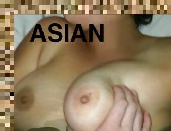 asiatisk, storatuttar, masturbation, orgasm, tonåring, hemmagjord, knubbig, pov, college, fitta