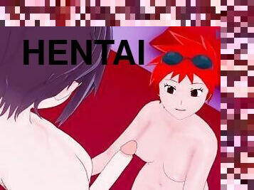 Zoey (Nozomi) and I have intense sex at a love hotel. - Pokmon Hentai