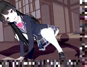 ?TSUKINO MITO??HENTAI 3D??SHORT ONLY COWGIRL POSES??NIJISANJI?VTUBER?