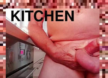 Naked in my kitchen