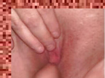 fitta-pussy, fru, amatör, anal, milf, bbw, knubbig, fingerknull, dubbel, pov