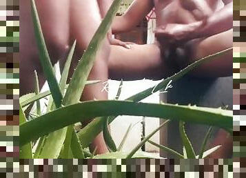 Sri Lankan Outdoor Handjob Big Cock